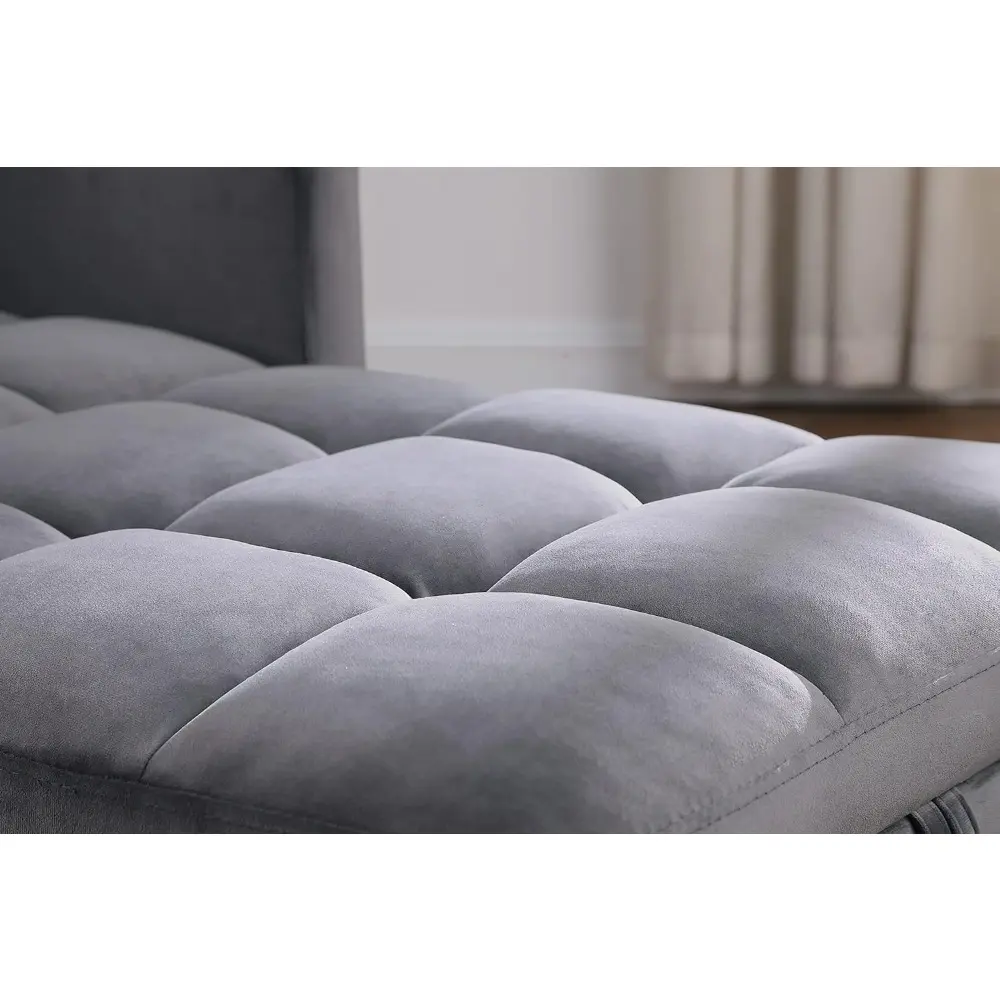 adjustable backrest convertible sofa bed with pillow for single use