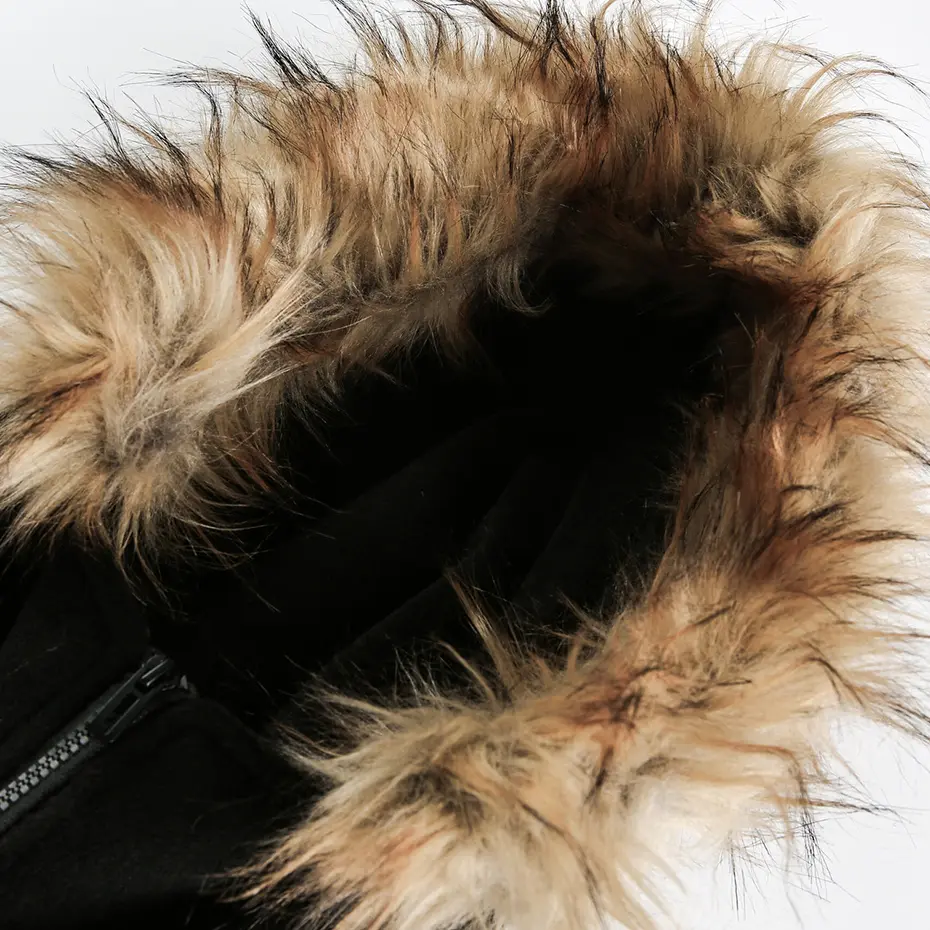 Fur Collar Hoodied Jackets Streetwear Harajuku Hip Hop Oversized Hoodies Men Plush Loose Hooded Sweatshirts