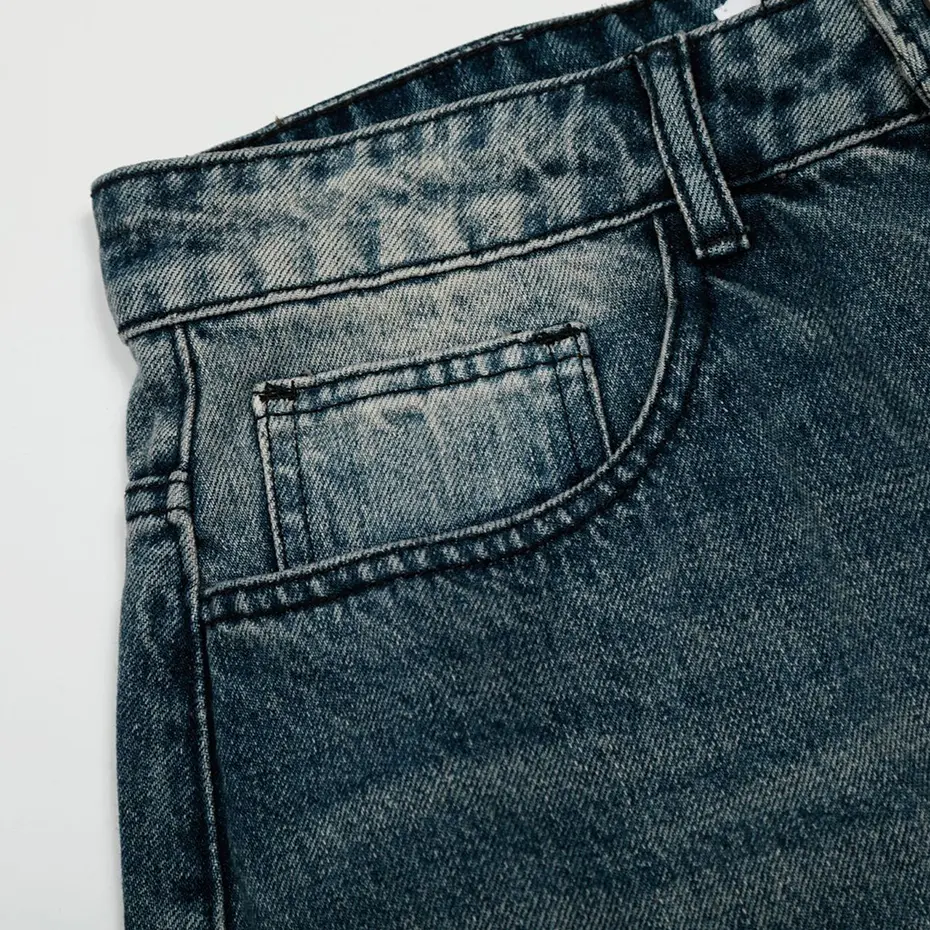 Camouflage Patchwork Denim Shorts Men's Summer Vintage Loose Jeans Shorts Streetwear Harajuku Hip Hop Shorts