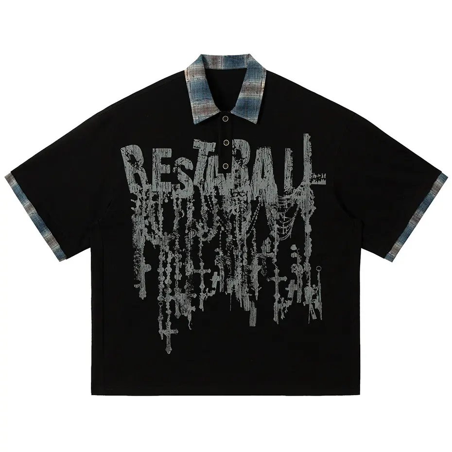Graffiti Graphic Hip Hop Men T-shirt Streetwear Harajuku Oversized Tshirts Summer Short Sleeve Tee Tops for Male