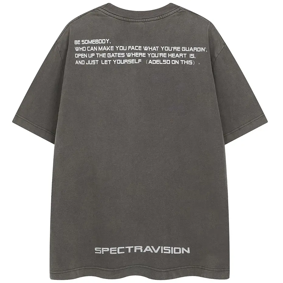 Abstract Face Graphic T Shirts Men's 2025 Summer Casual Loose Tee Tops Streetwear Harajuku Oversized Hip Hop T-shirts