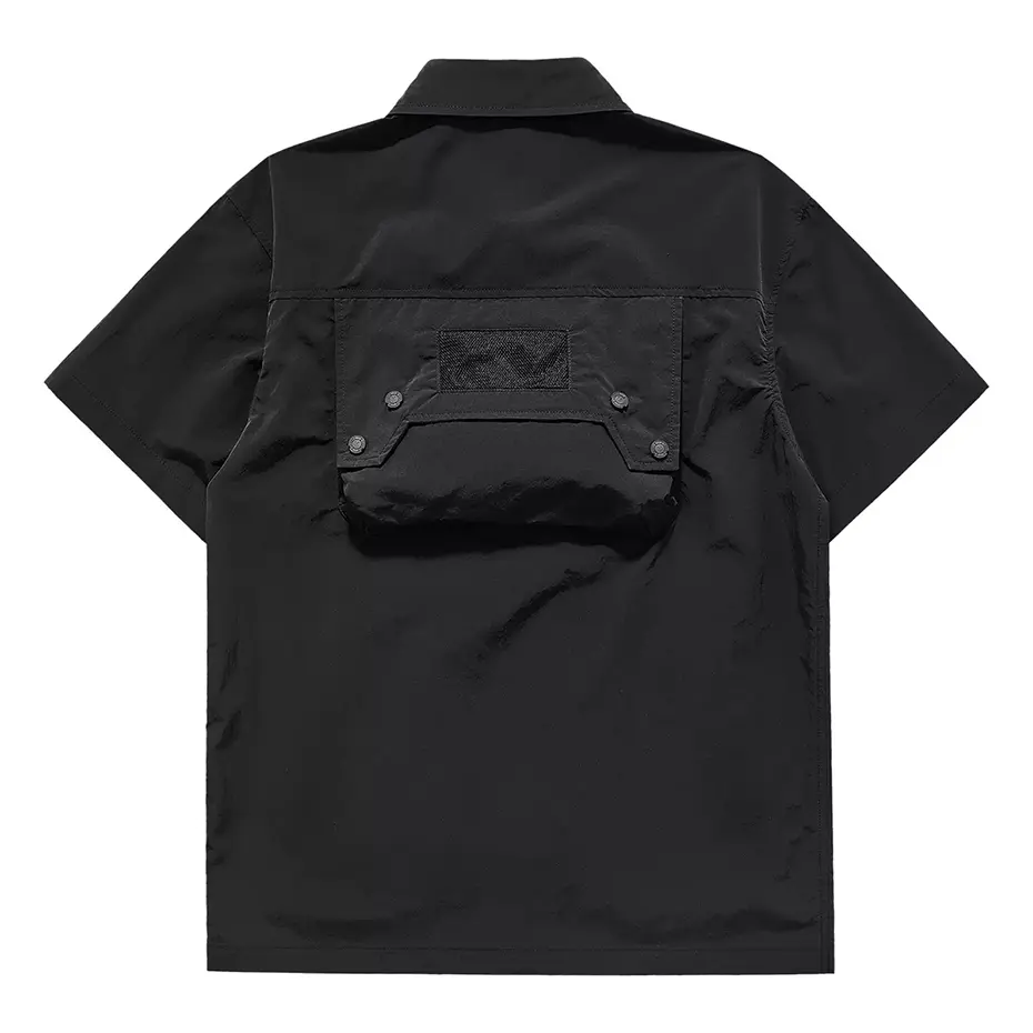 Y2K Techwear Shirts Multi Pockets Harajuku Streetwear Cargo Shirts 2025 Men Hip Hop Cyberpunk Shirts Function Button Up Blouse