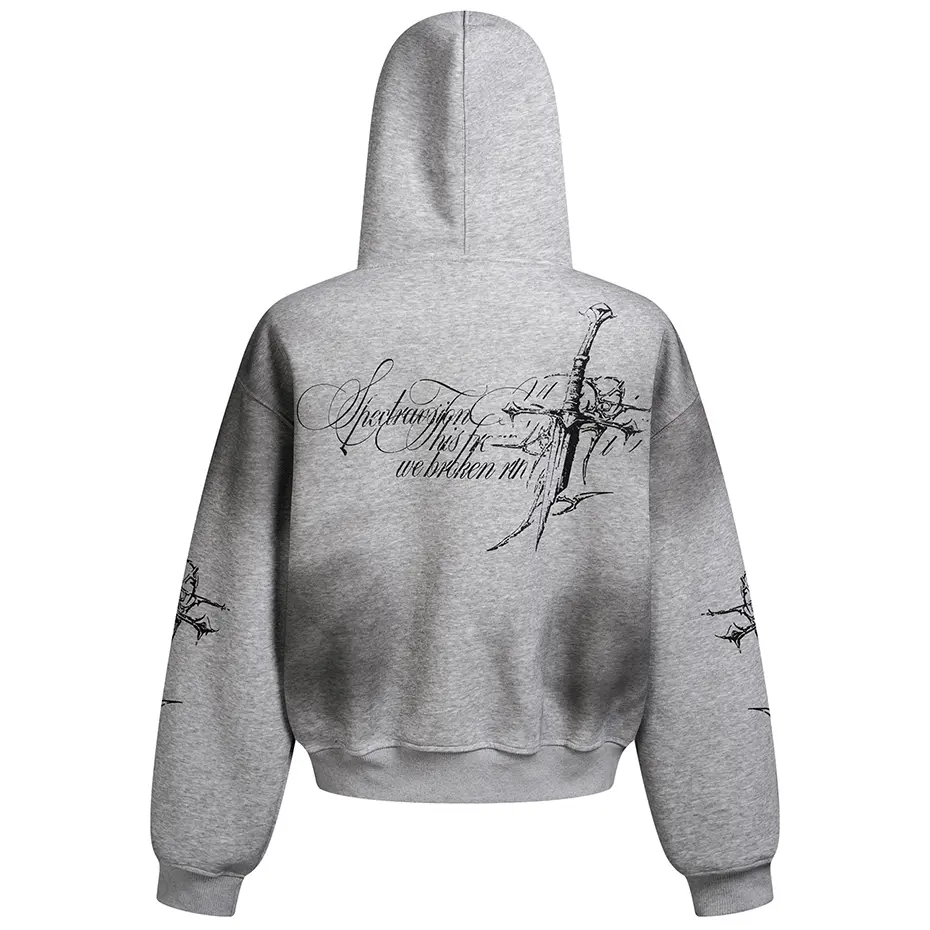 Cross Graphic Hoodies Dark Gothic Hoodies Sweatshirts Jackets Unisex Streetwear Harajuku Hip Hop Oversized Hoodies
