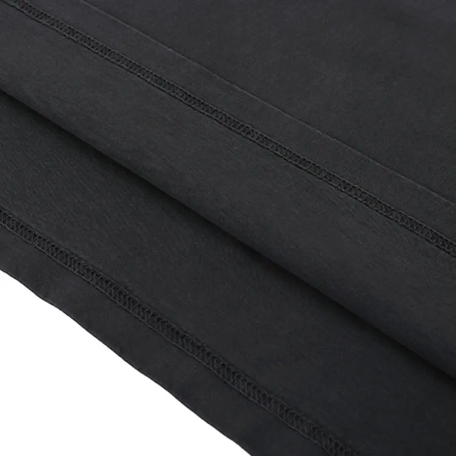 Men's Vintage Splicing T-shirts Embroidery Graphic Streetwear Harajuku Oversized T Shirts Black Loose Cotton Tee Tops Man