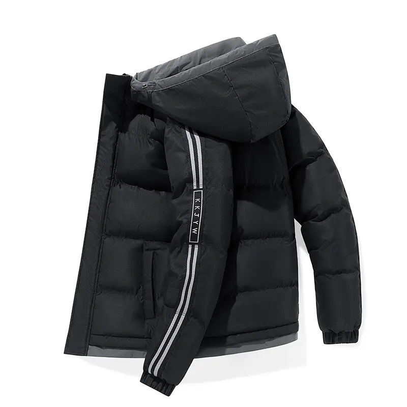 New Fashion Men Hooded Casual Down Jackets Winter Coats Good Quality Male Thicker Warm Parkas Couple Slim Fit Coats Size 5XL