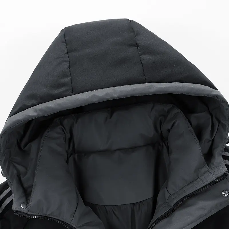 New Fashion Men Hooded Casual Down Jackets Winter Coats Good Quality Male Thicker Warm Parkas Couple Slim Fit Coats Size 5XL