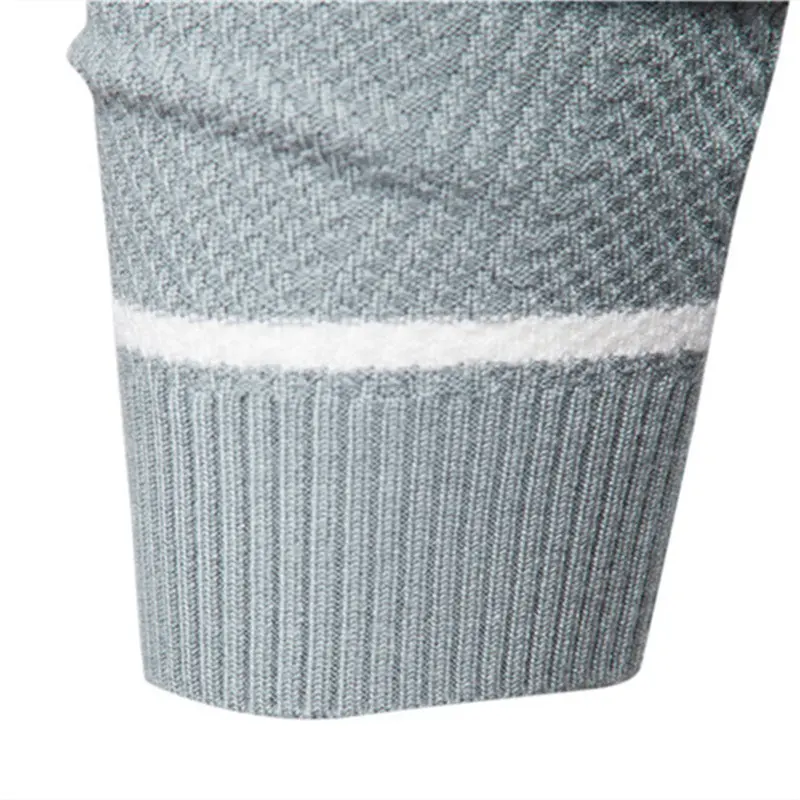 Men Striped Pullover Sweaters New Male Winter Business Leisure Pullovers Man Spring Autumn O-neck Casual Sweater Pullovers 3XL