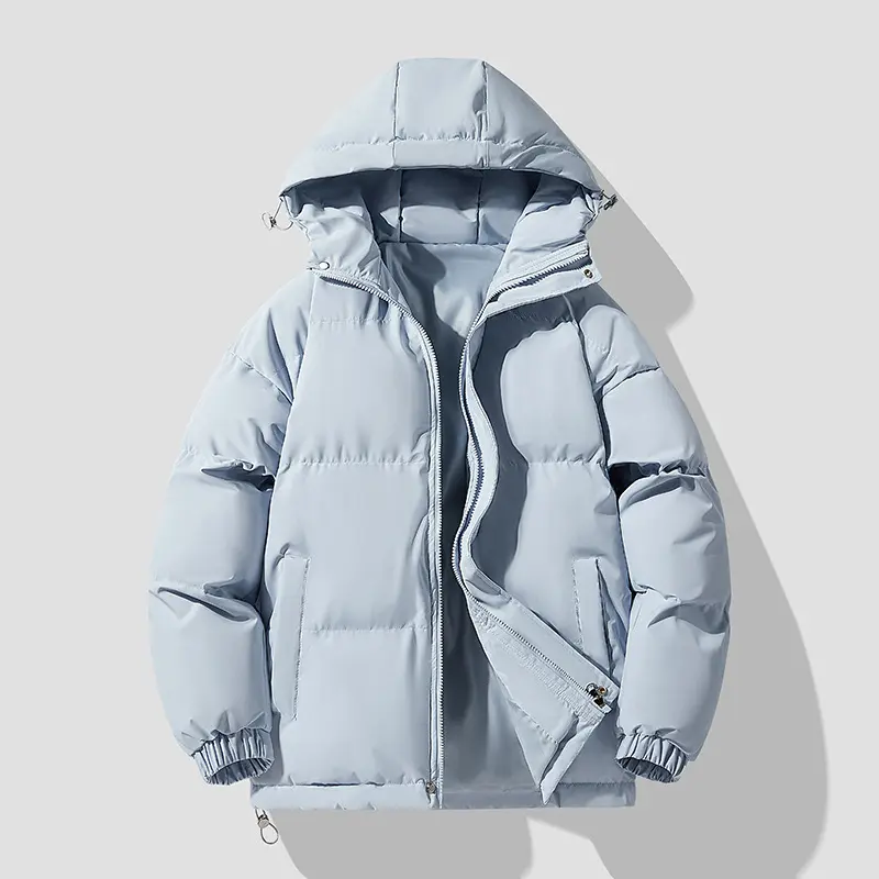 New Fashion Men Hooded Short Down Jackets Casual Winter Coats Quality Male Thicker Warm Solid Parkas Couple Slim Coats Size 4XL
