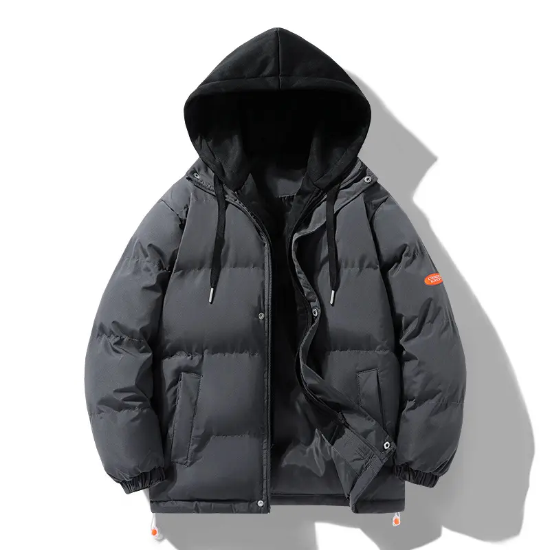 Fashion Men Detachable Hood Casual Down Jackets Man Winter Coats Quality Male Thicker Warm Black Parkas Couple Coats Size 6XL