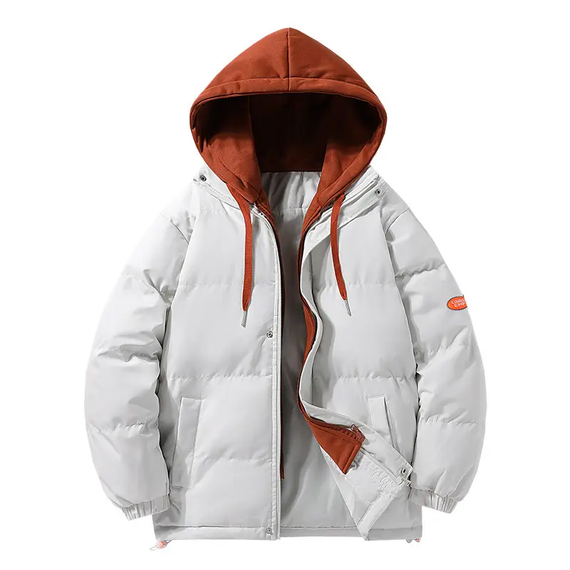 Fashion Men Detachable Hood Casual Down Jackets Man Winter Coats Quality Male Thicker Warm Black Parkas Couple Coats Size 6XL