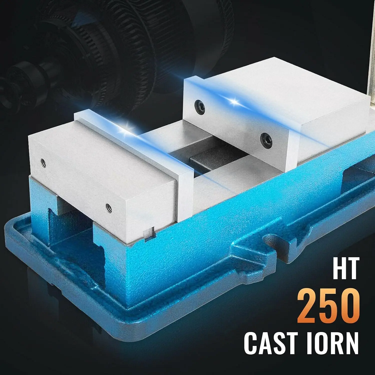 4 Inch ACCU Lock Down Vise Precision Milling Vise 4 Inch Jaw Width Drill Press Vise Milling Drilling Machine Bench Clamp Clampi