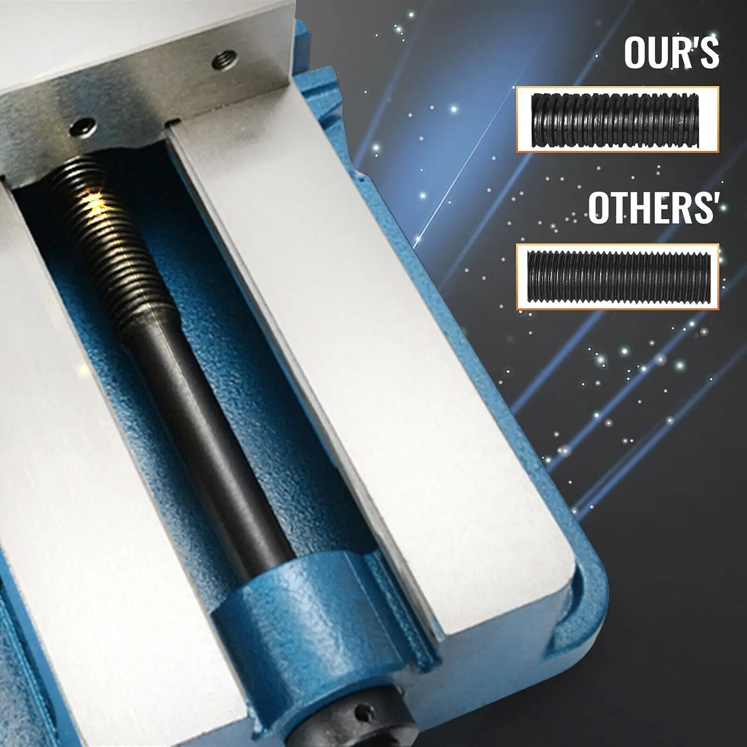 4 Inch ACCU Lock Down Vise Precision Milling Vise 4 Inch Jaw Width Drill Press Vise Milling Drilling Machine Bench Clamp Clampi