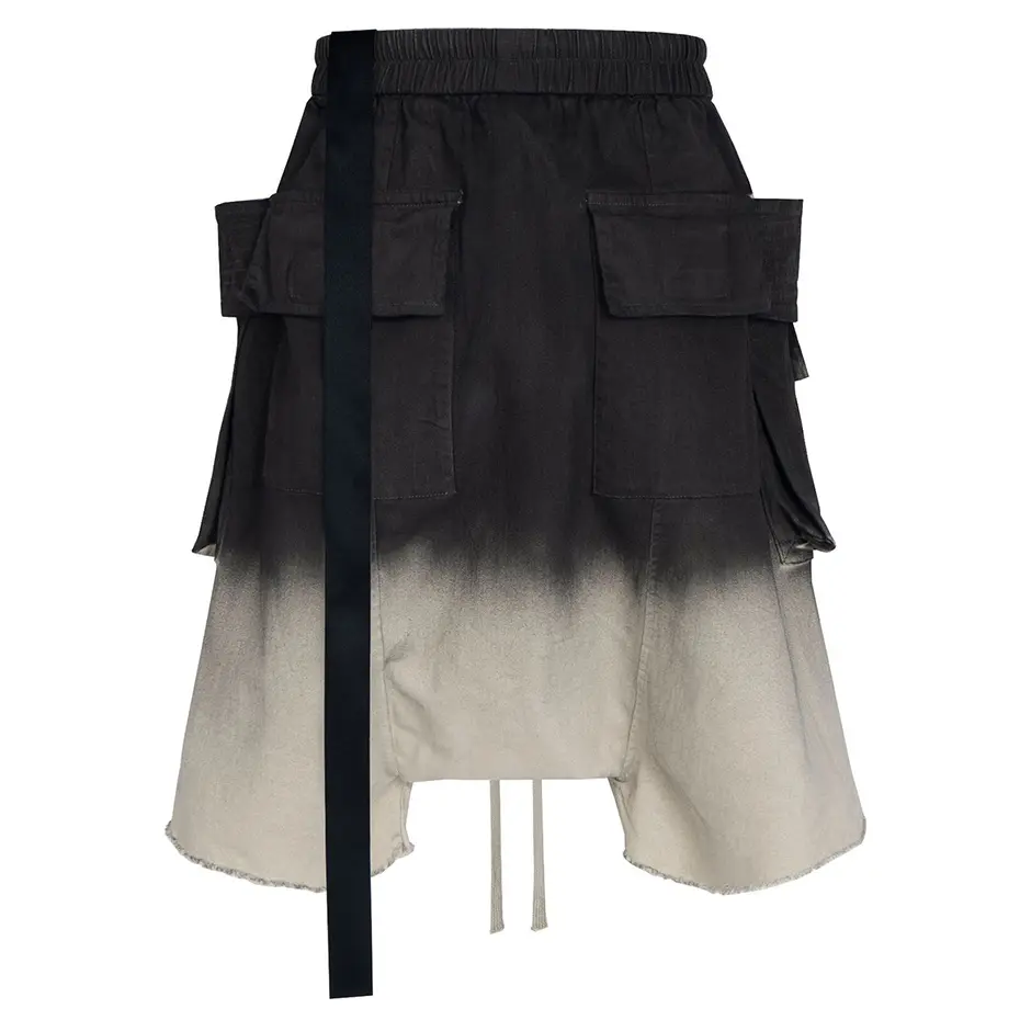 Hi Street RO Shorts Men's Multi Pockets Patchwork Baggy Shorts Streetwear Harajuku Oversized Hip Hop Shorts