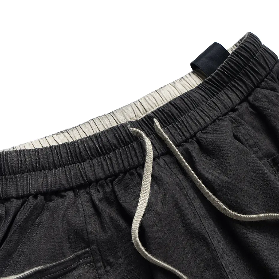 Hi Street RO Shorts Men's Multi Pockets Patchwork Baggy Shorts Streetwear Harajuku Oversized Hip Hop Shorts