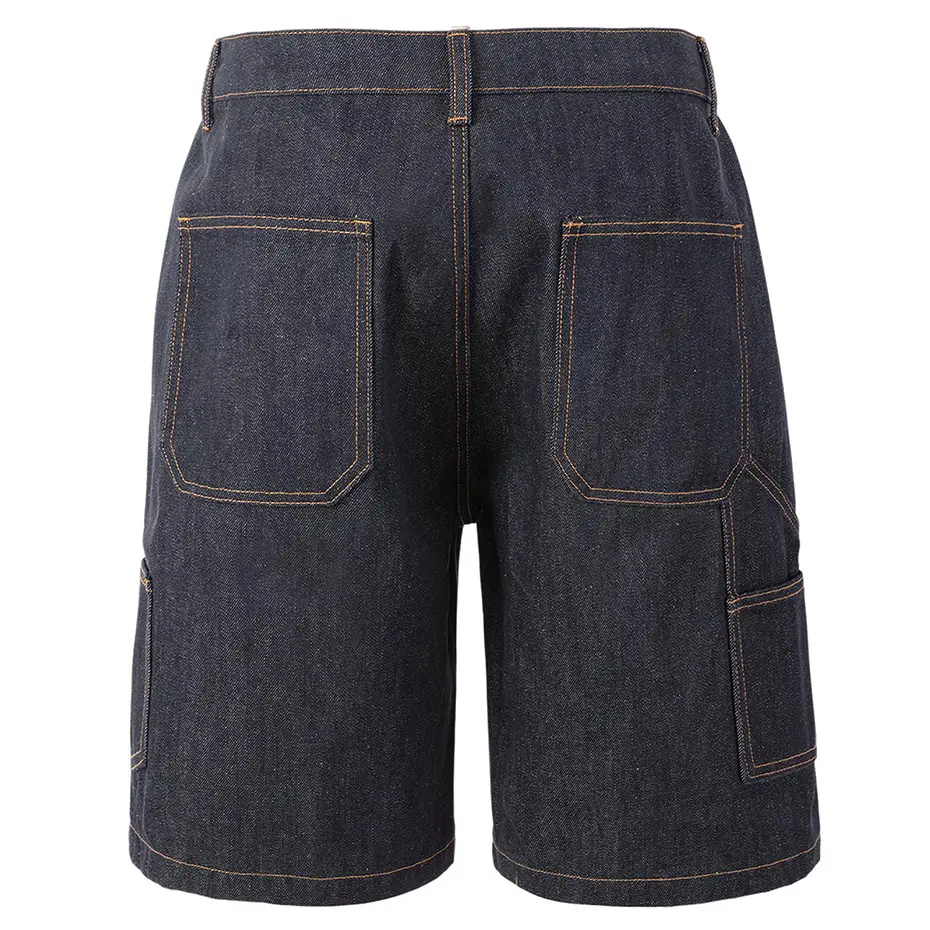 Hi Street Denim Shorts Men's Streetwear Harajuku Hip Hop Jeans Shorts Loose Casual Shorts