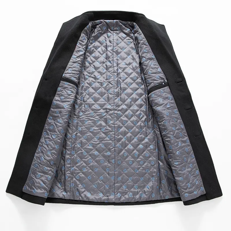 New Winter Men Business Casual Woolen Coats British Style Overcoats Thicker Warm Cashmere Trench Coats Quality Long Jackets 4XL