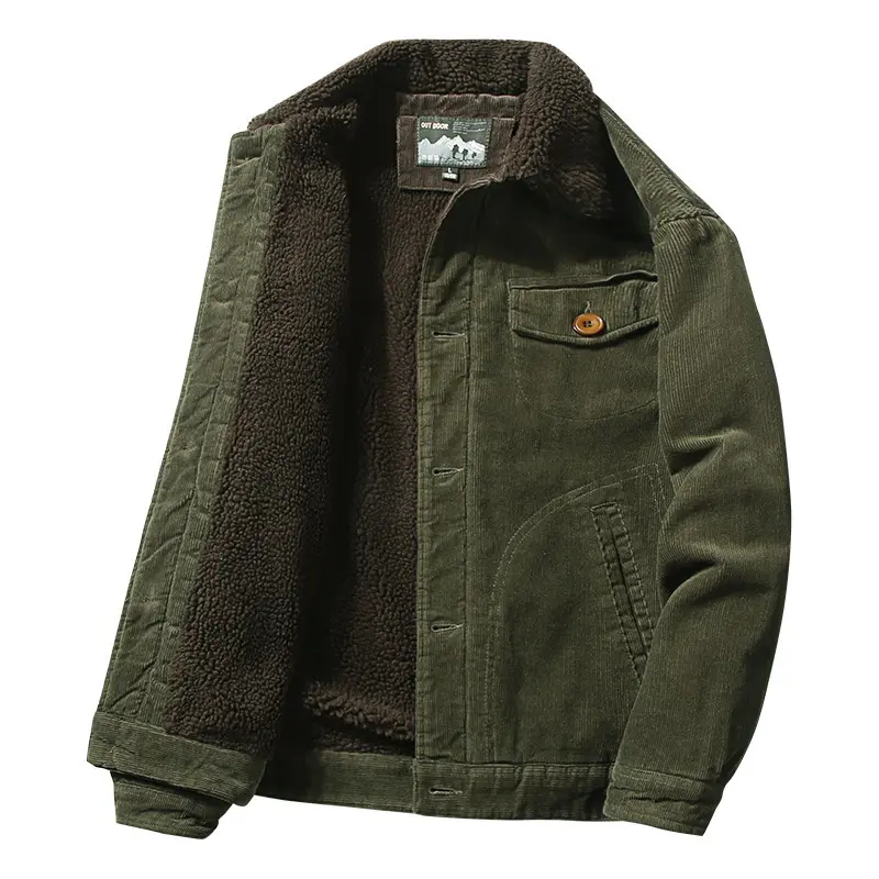 Men Corduroy Winter Coats Slim Warm Parkas Down Jackets Casual Jaquetas New Fashion Male Thicker Outwear Winer Jackets Size 6XL