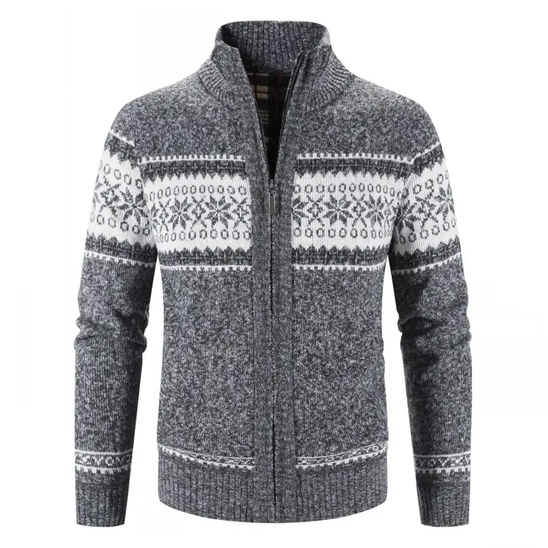 Men Winter Cardigans Jacket Sweatercoats Thicker Warm Casual Sweaters Good Quality Male Slim Fit Outwear Winter Sweaters 3XL