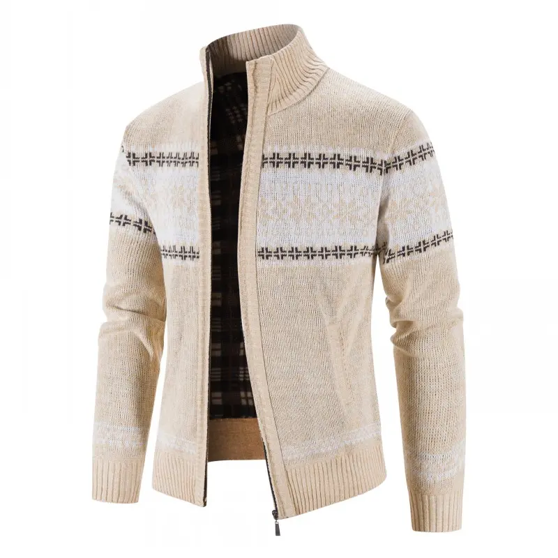 Men Winter Cardigans Jacket Sweatercoats Thicker Warm Casual Sweaters Good Quality Male Slim Fit Outwear Winter Sweaters 3XL