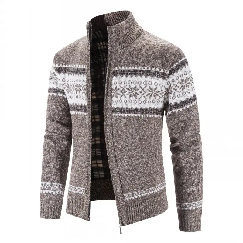 Men Winter Cardigans Jacket Sweatercoats Thicker Warm Casual Sweaters Good Quality Male Slim Fit Outwear Winter Sweaters 3XL