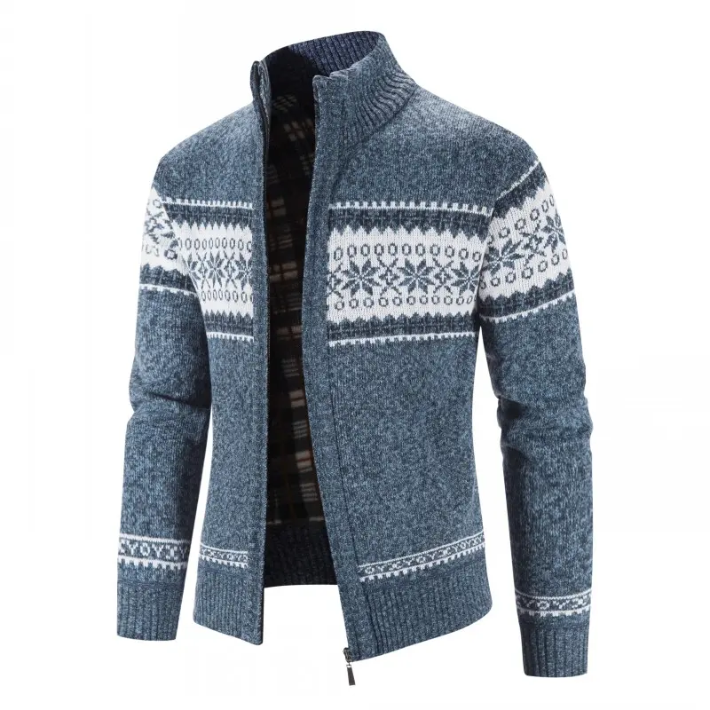 Men Winter Cardigans Jacket Sweatercoats Thicker Warm Casual Sweaters Good Quality Male Slim Fit Outwear Winter Sweaters 3XL