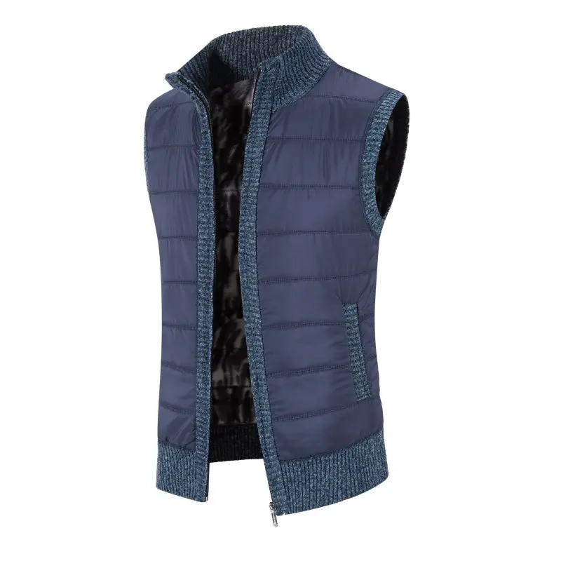 Men Winter Sweater Vest Slim Fit Sleeveless Cardigans Good Quality Male Thicker Warm Casual Sweaters Size 3XL