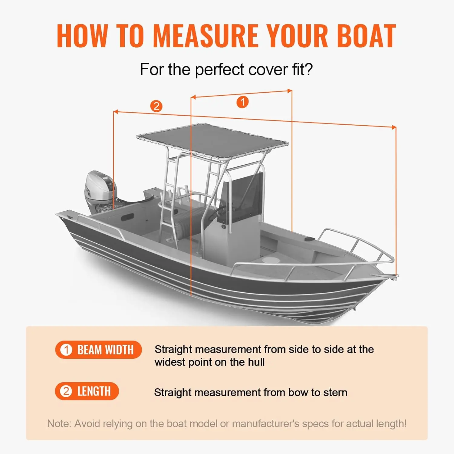 T Top Boat Cover 24-26 ft Waterproof Trailerable T-Top Boat Cover, 600D Marine Grade PU Oxford, with Windproof Buckle Straps