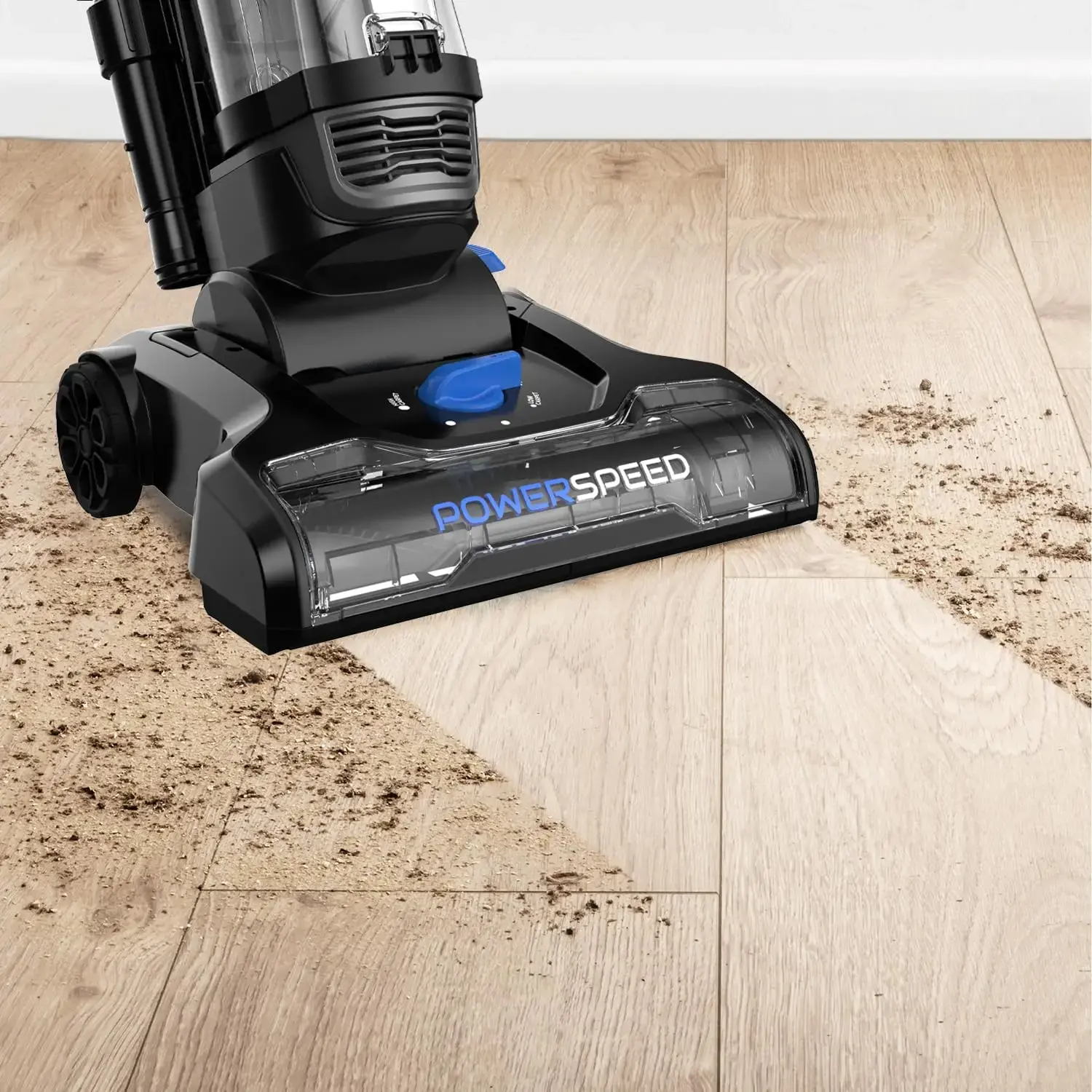 Lightweight Upright Vacuum Cleaner for Carpet and Hard Floor, Powerful Bagless Upright Vacuum Cleaner for Home Pets, Blue