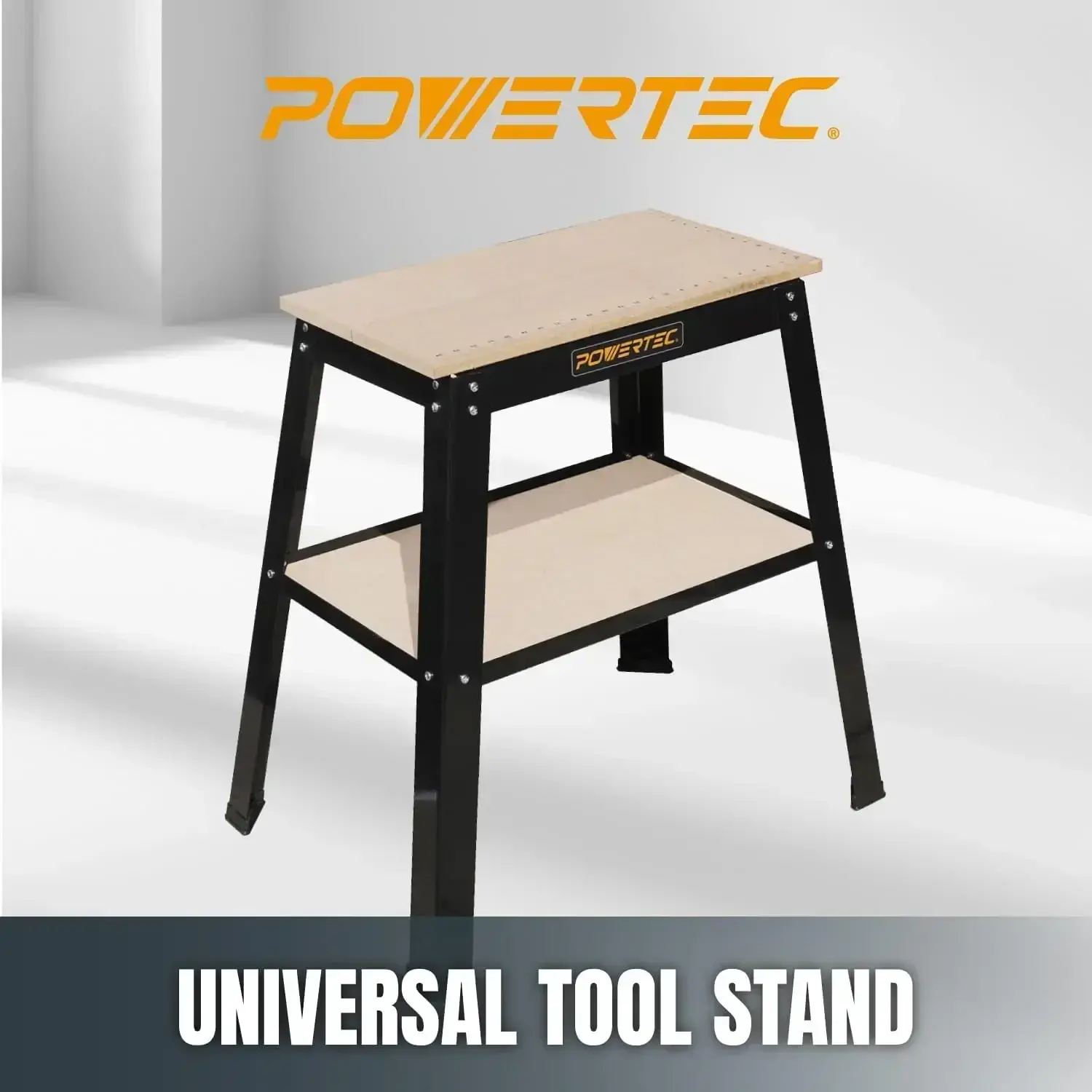 Tool Stand, MDF Split Top Expands to 20"x25", 32" Work Height Power Tool Stand for Drill Press, Belt Sander, Bench Grinder