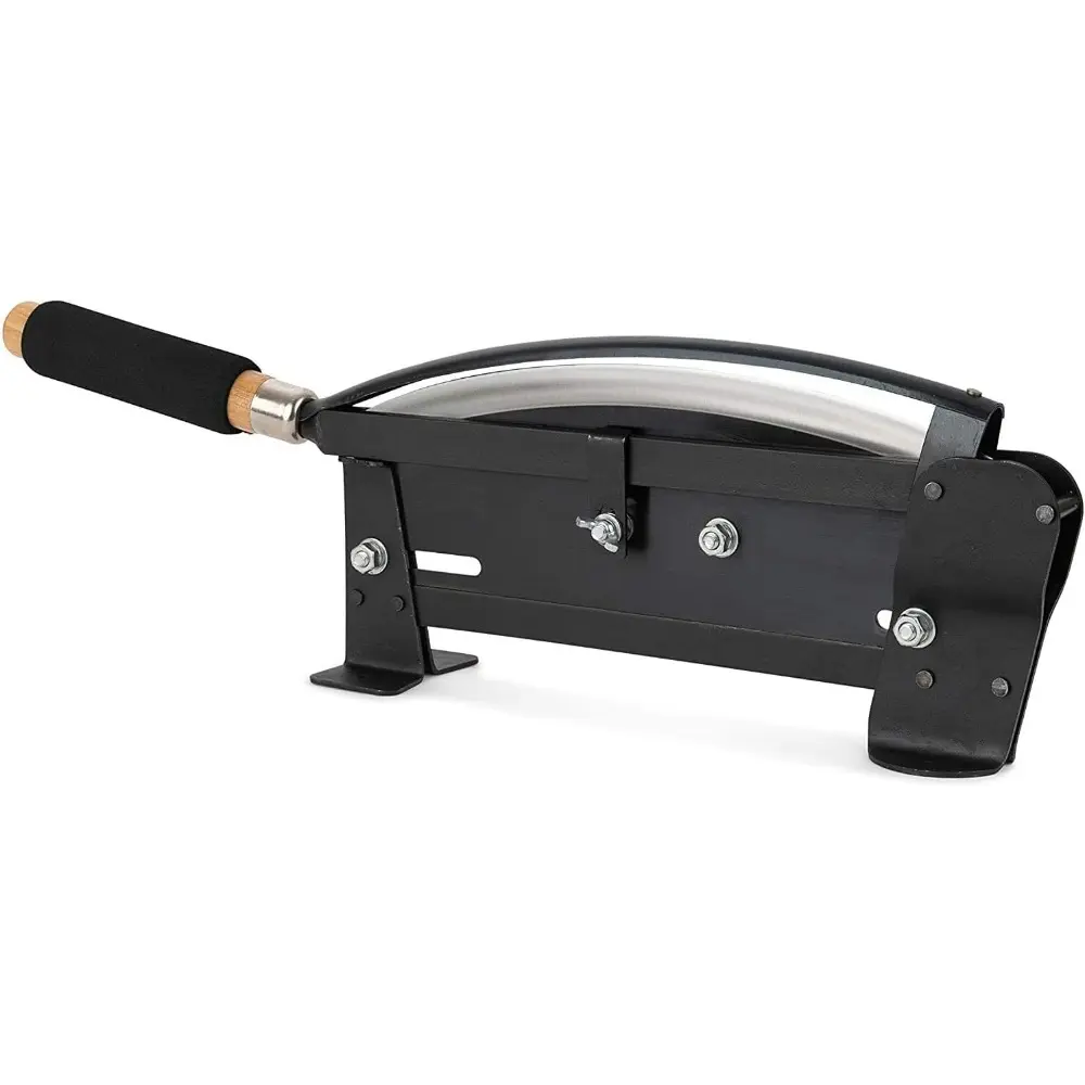 Fresh Flower Stem Cutter - 14-Inch Heavy Duty Blade w/Safety Latch, Table Mountable - Easy to Use Commercial Grade Floral Tool f