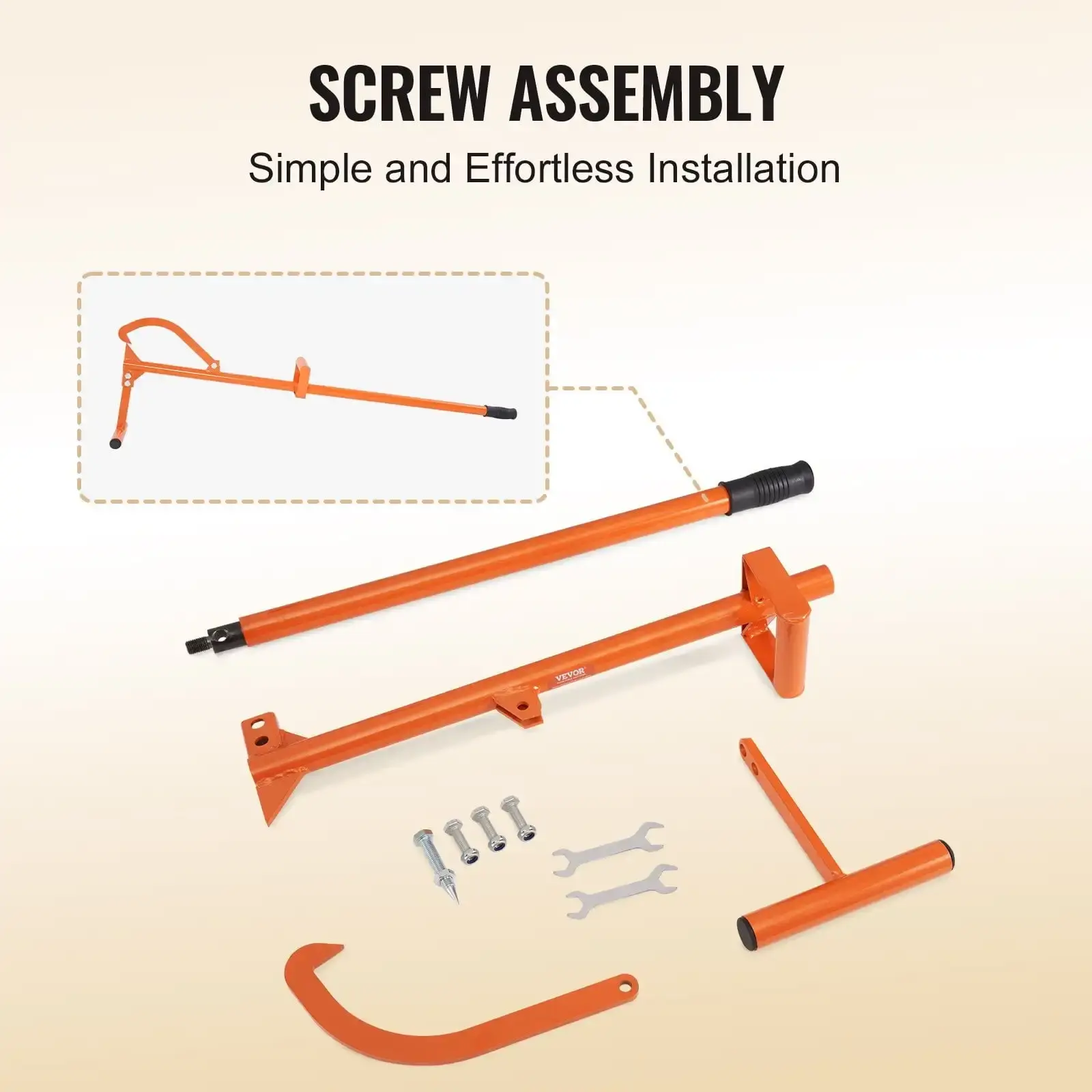 Timberjack Log Lifter 4 in 1 Log Roller 46.5 in Logging Forestry Multitool