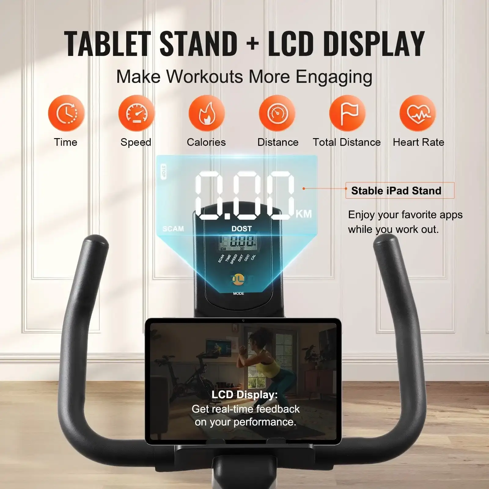 Exercise Bike Magnetic Resistance Stationary Bike Indoor Cycling Bike
