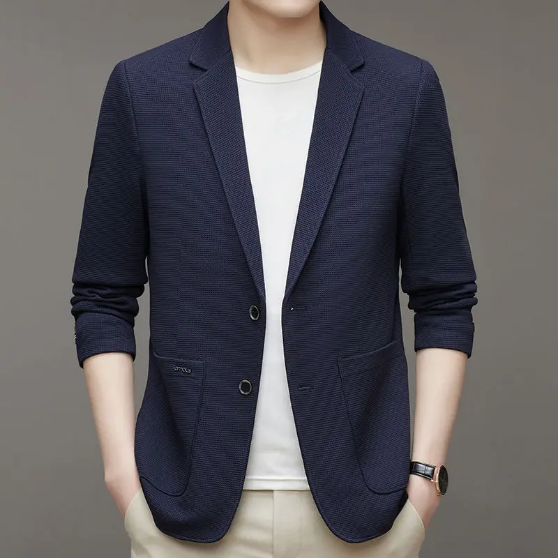 New Spring Men Business Casual Blazers Jackets High Quality Male Autumn Slim Fit Blazers Suits Coats Jackets Mens Clothing 4XL