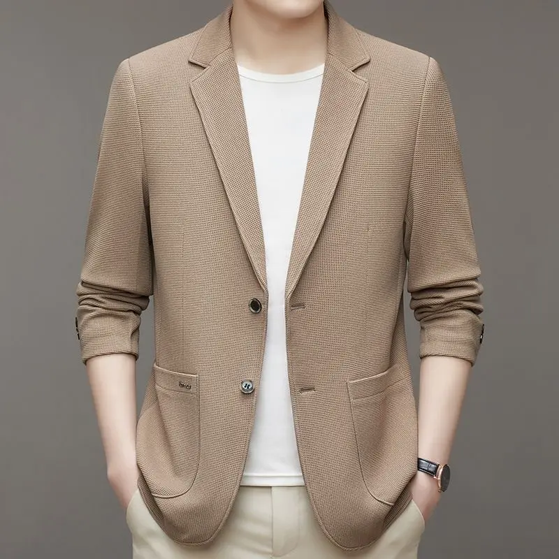 New Spring Men Business Casual Blazers Jackets High Quality Male Autumn Slim Fit Blazers Suits Coats Jackets Mens Clothing 4XL