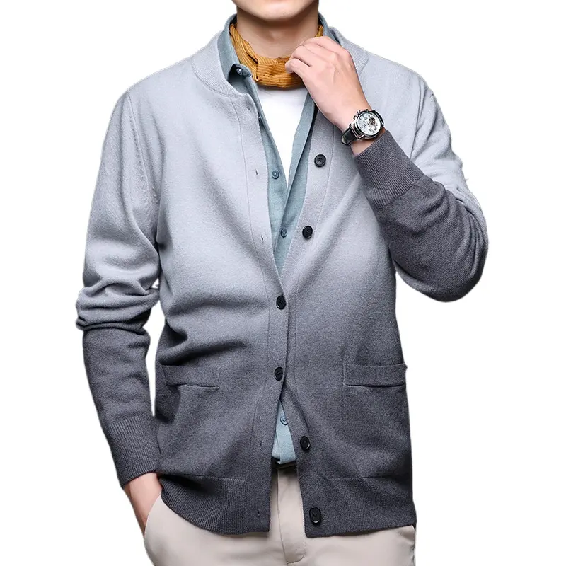 New Fashion Outwear Men Business Casual Cardigans Man Slim Fit Knitwear Sweaters Quality Male Sweatercoats Cardigans Size 4XL