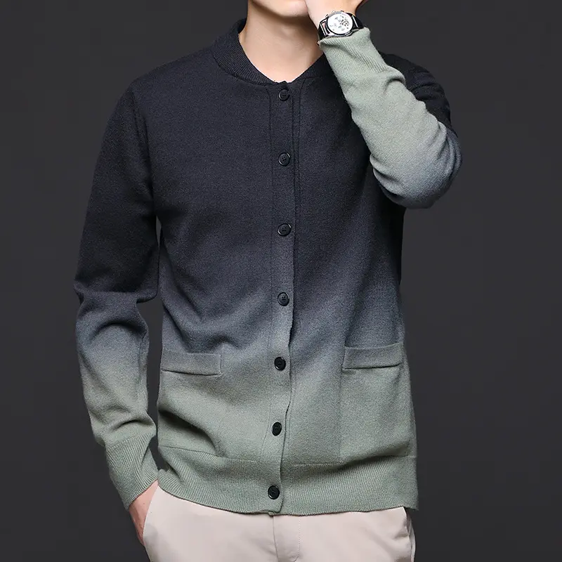 New Fashion Outwear Men Business Casual Cardigans Man Slim Fit Knitwear Sweaters Quality Male Sweatercoats Cardigans Size 4XL