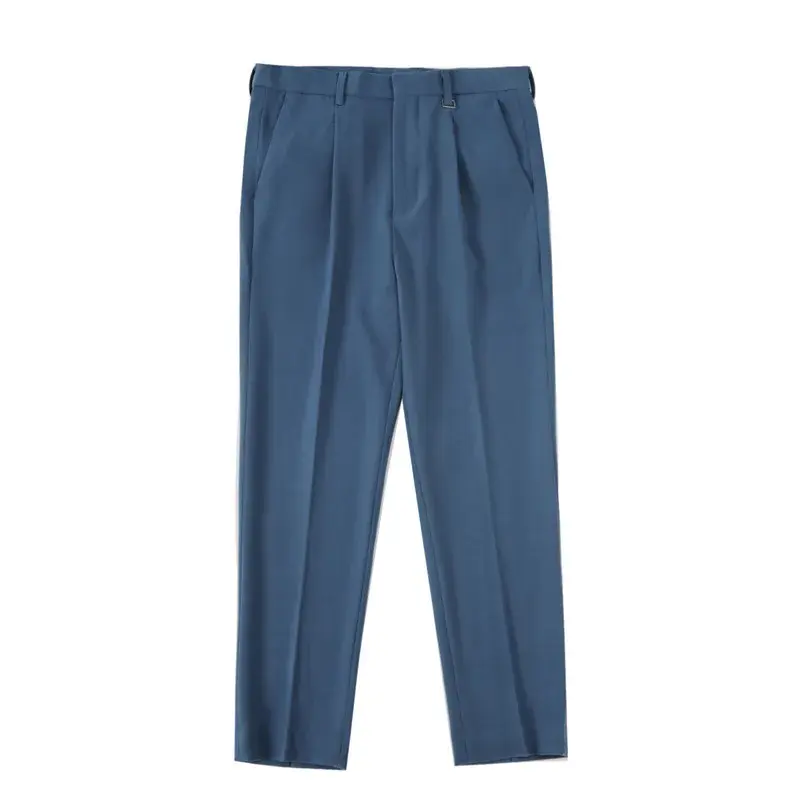 Quality Men Boutique Suits Pants Male Formal Wear Wedding Dress Trousers Men British Style Business Casual Stretch Suit Pants 36