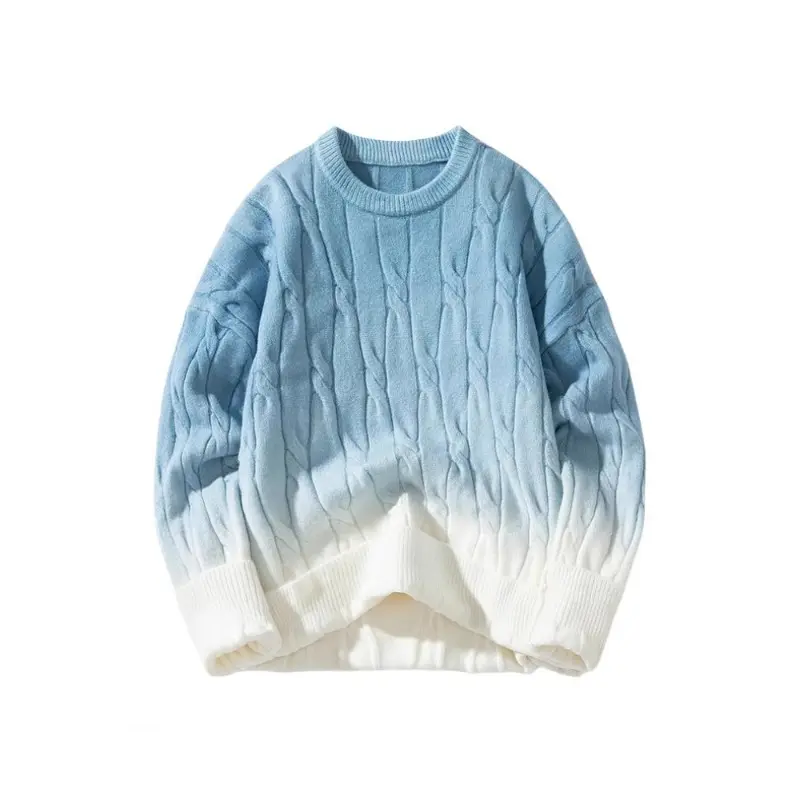 New Autumn Men O-Neck Pullovers Knitted Sweaters Outwear Casual Sweaters High Quality Male Loose Pullovers Winter Clothing XXL