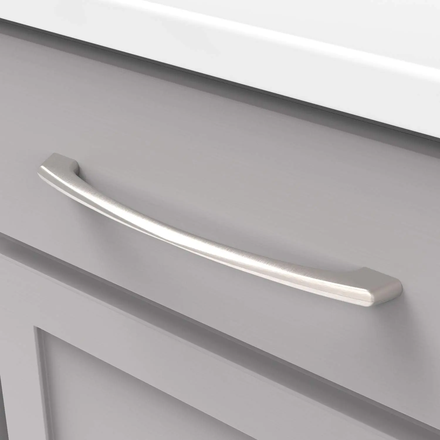 1 Pack Solid Core Kitchen Cabinet Pulls, Luxury Cabinet Handles, Hardware for Doors & Dresser Drawers, 8-13/16 Inch (224mm)