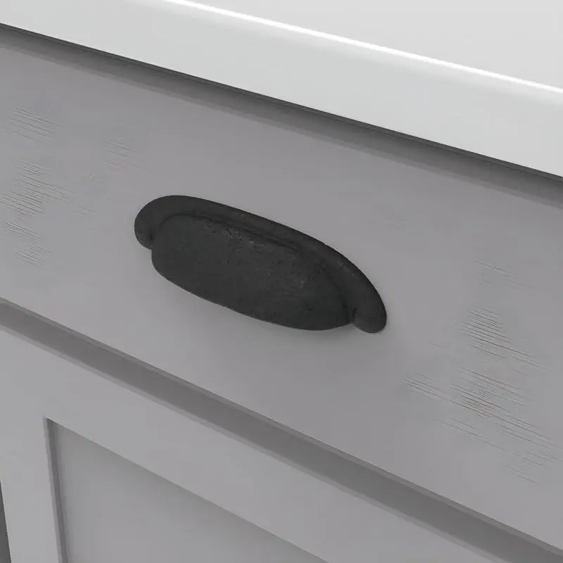 1 Pack Solid Core Kitchen Cabinet Pulls, Luxury Cabinet Handles, Hardware for Doors & Dresser Drawers, 3 Inch & 3-3/4 Inch