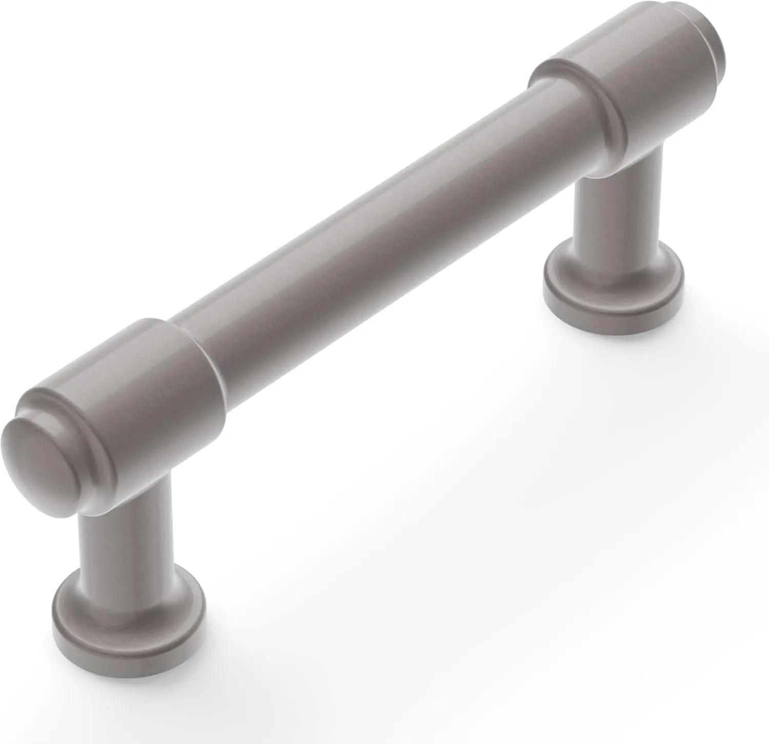 1 Pack Solid Core Kitchen Cabinet Pulls, Luxury Cabinet Handles, Hardware for Doors & Dresser Drawers, 3 Inch Hole Center