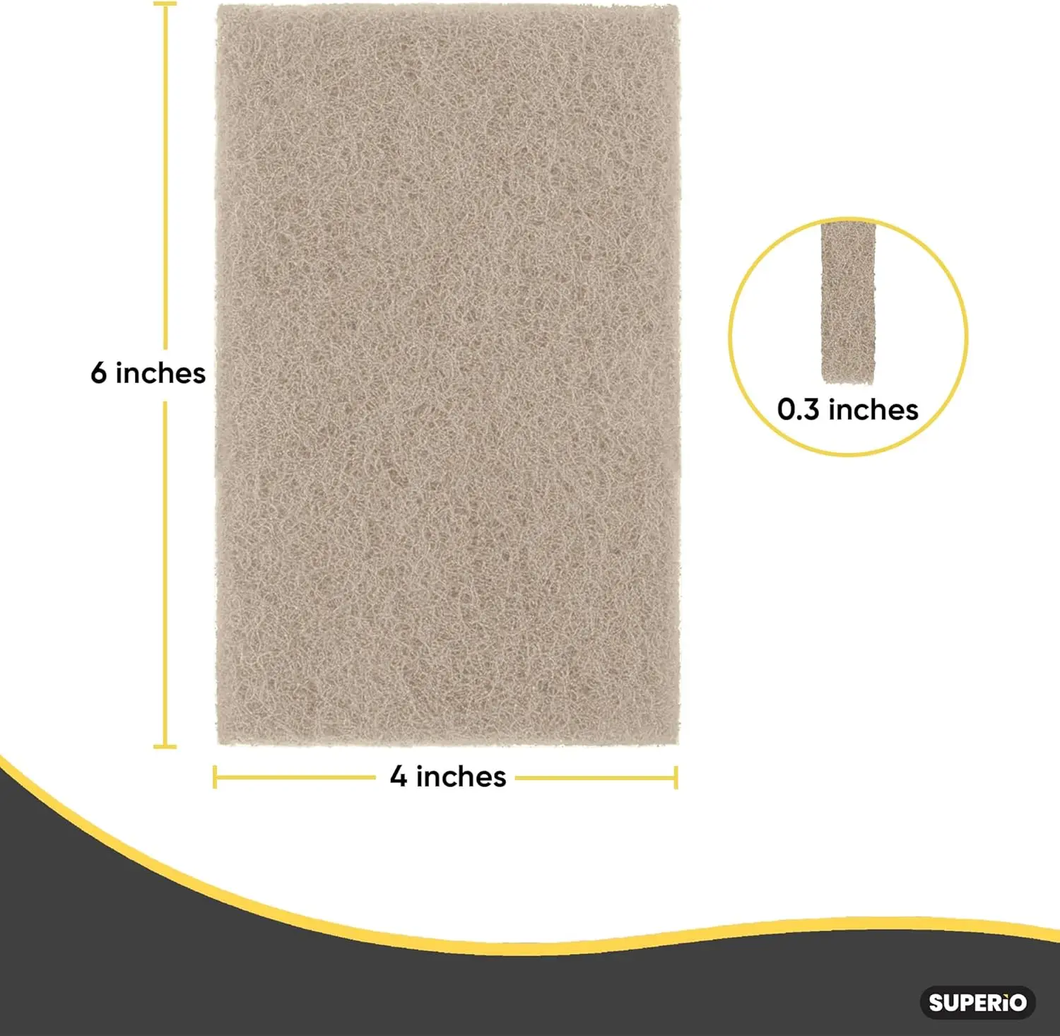 Heavy Duty scouring Pads Non-Scratching Scrubber, Non-Scratch Cleaning Scrub Pads, Eco-Friendly Reusable Kitchen Scrubbing
