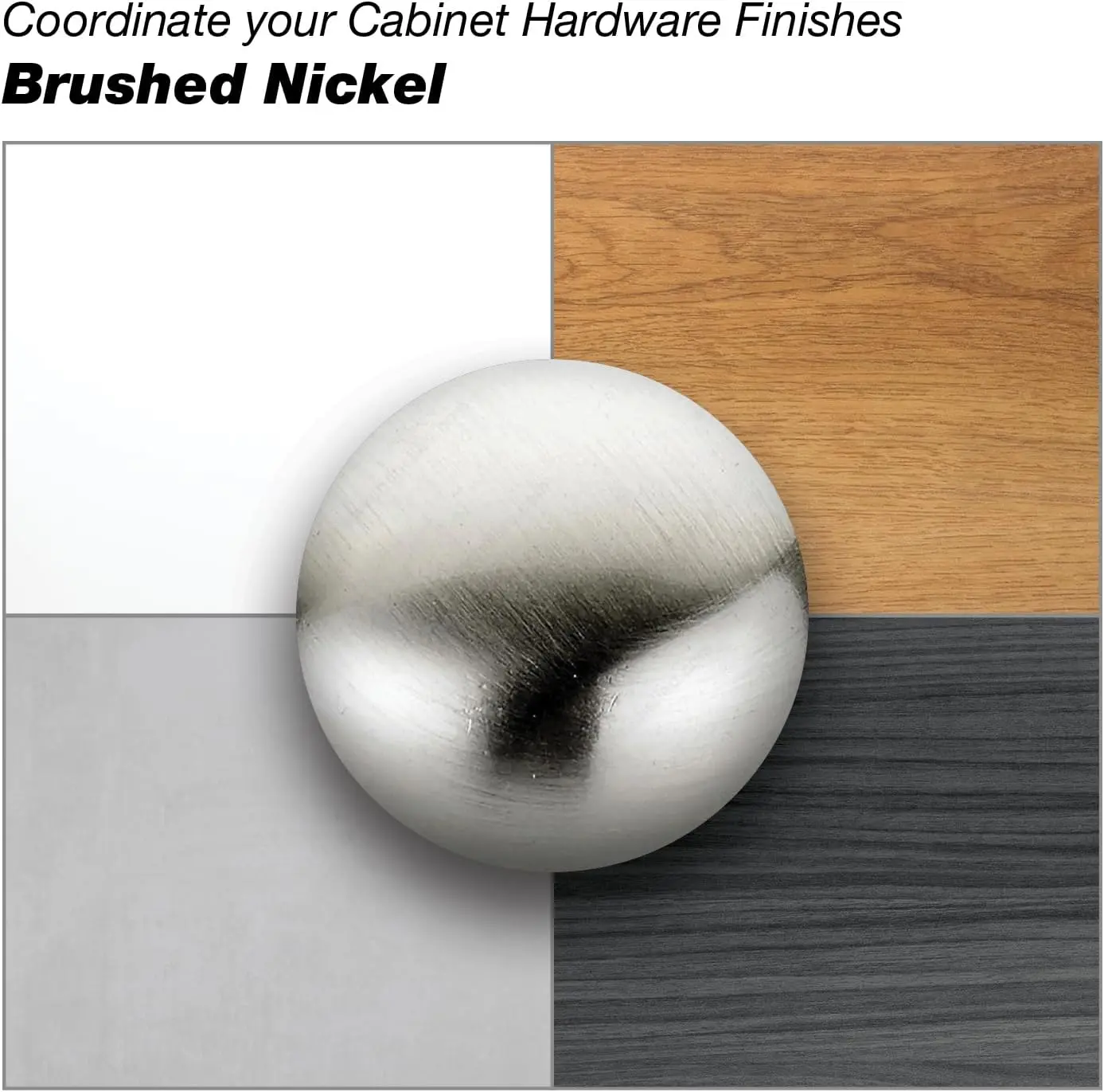Richelieu Hardware BP305192195 Washington Collection 7 9/16-inch (192 mm) Center-to-Center Brushed Nickel Modern Cabinet