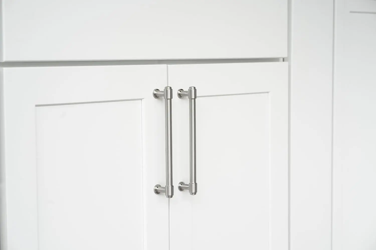 1 Pack Solid Core Kitchen Cabinet Pulls, Luxury Cabinet Handles, Hardware for Doors & Dresser Drawers, 3 Inch Hole Center