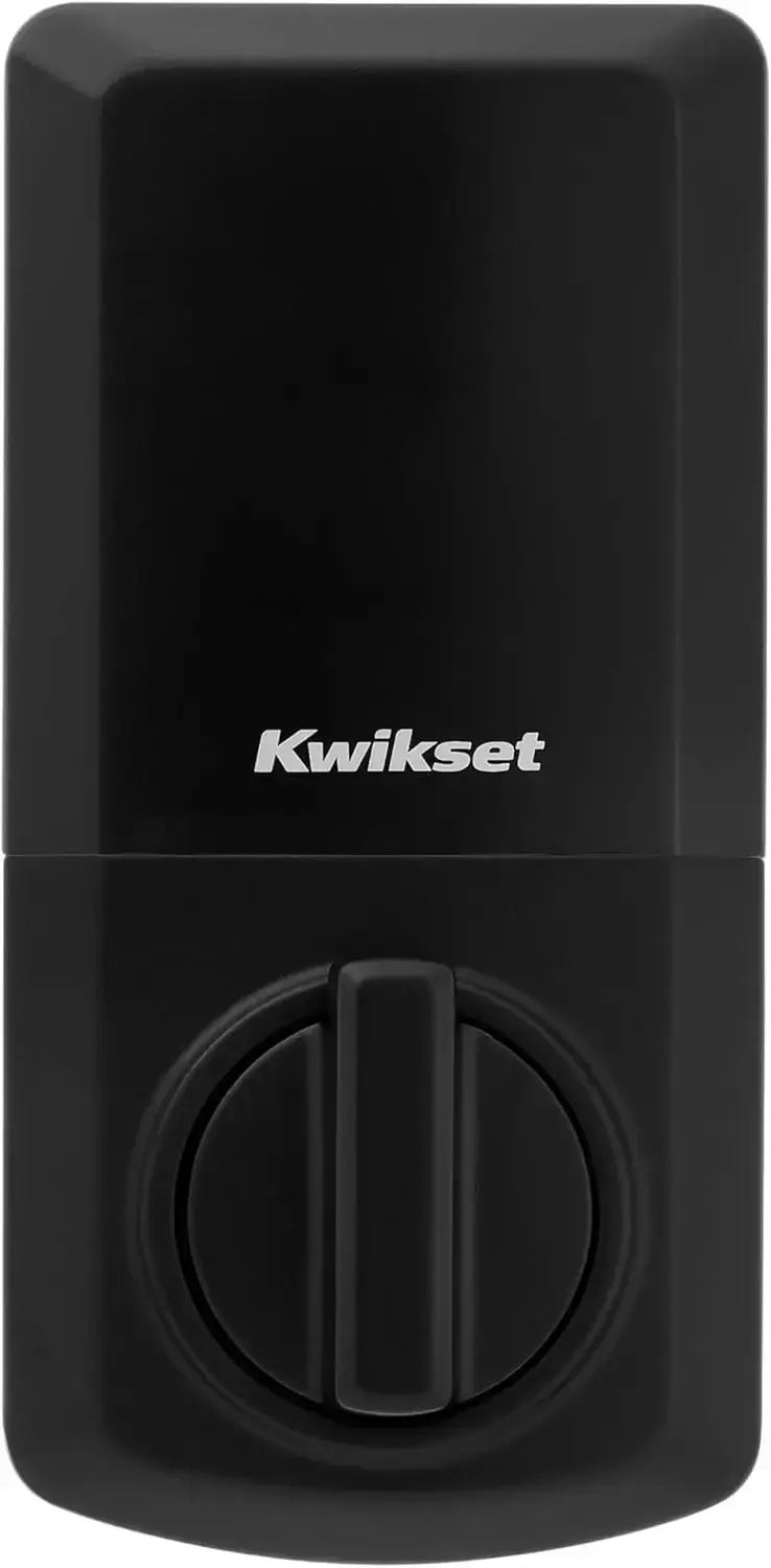 SmartCode 260 Keyless Electronic Keypad Deadbolt,Auto Door Lock, SmartKey Re-Key Security, Contemporary Design in Matte Black