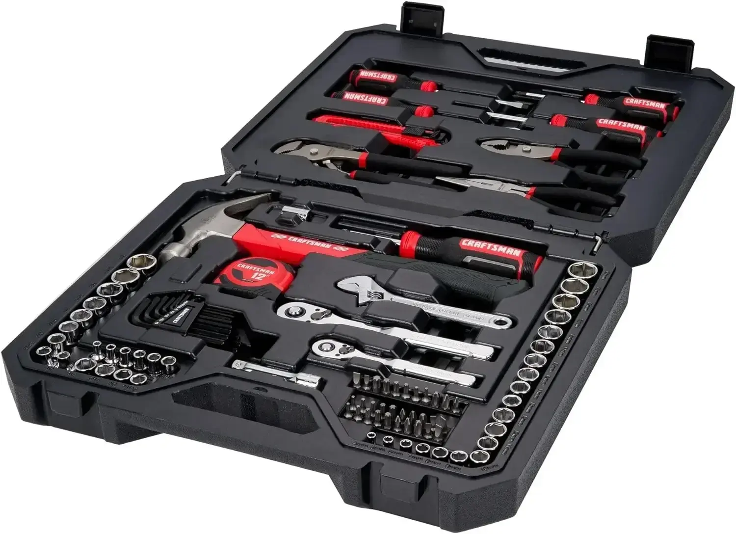 Mechanics Tool Set, 102 Piece Hand Tool and Socket Set SAE/Metric (CMMT99449)