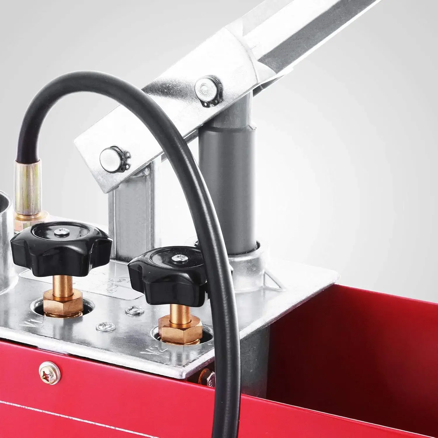 Hydraulic Pressure Test Pump 50 Bar Hand Pressure Test Pump 726 PSI 3.2 Gallon Tank 45ML 1/2" BSP Hydrostatic Test Pump
