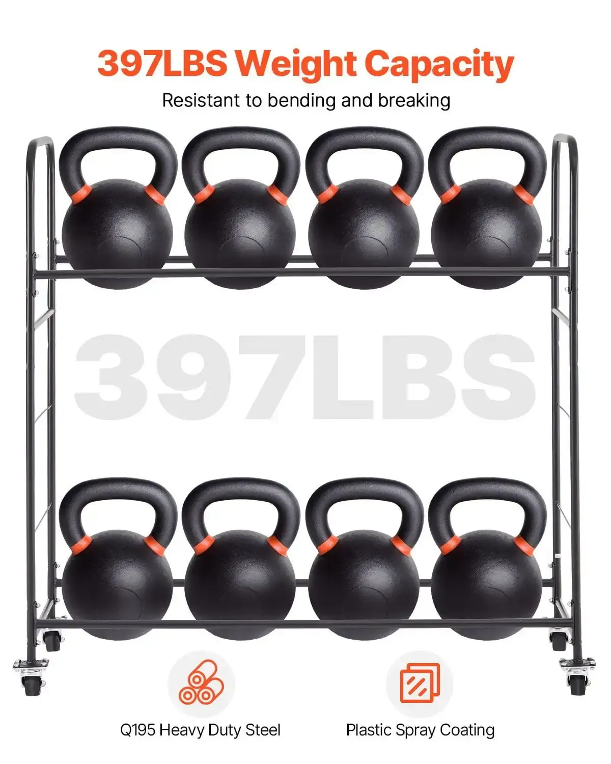 Rolling Tire Storage Rack 2-Shelf Tire Holder Hold up to 12 Standard Tires