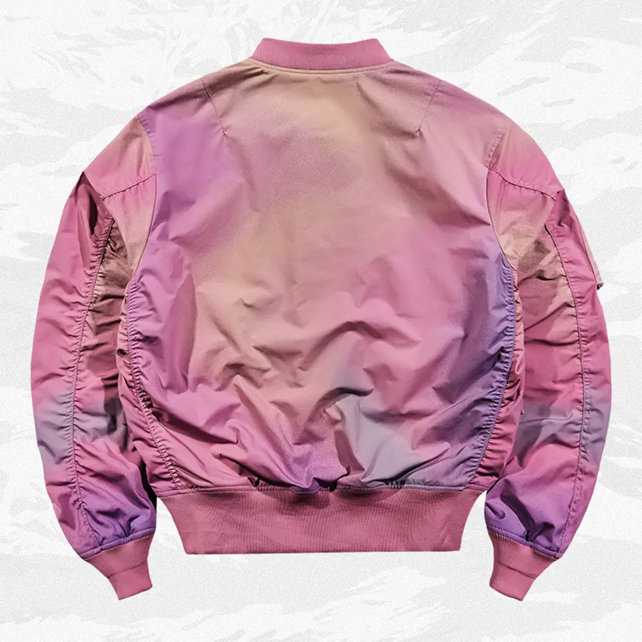 Harajuku Hip Hop Bomber Jacket Pink Plus Size Streetwear Techwear Jackets Couple Fashion Baseball Varsity Jacket and Coat