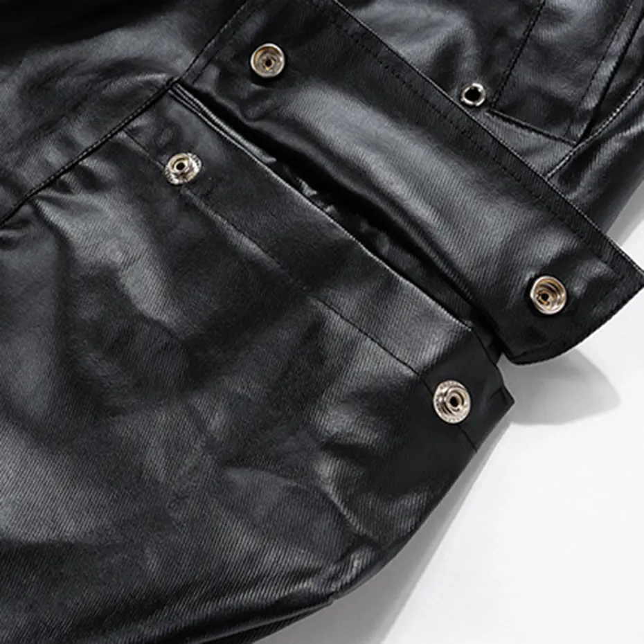 Coating Cargo Pants Multi Pocket Loose Casual Baggy Pants Men Streetwear Harajuku Hip Hop Pants